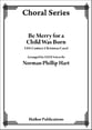 Be Merry for a Child Was Born SATB choral sheet music cover